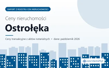 Ceny mieszkań w Ostrołęce — październik 2026
