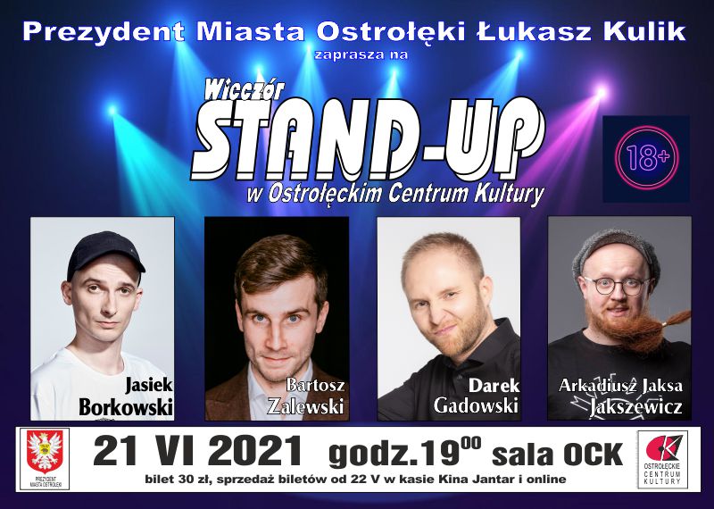 OCK Ostrołęka: WIECZÓR STAND-UP