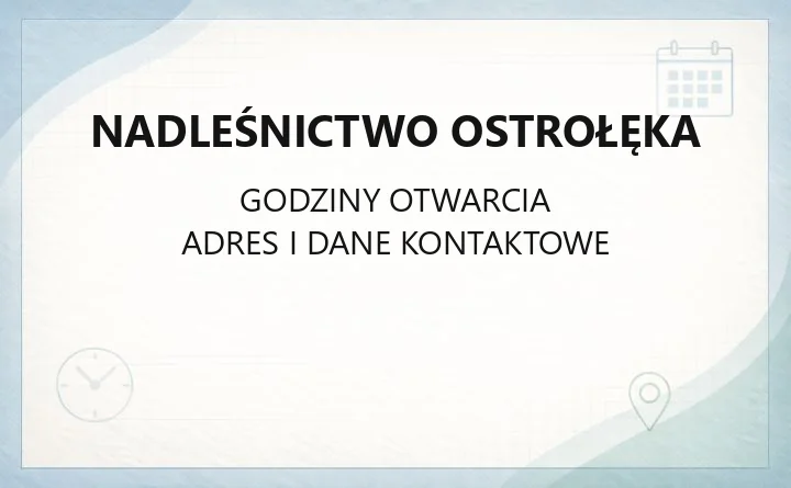 Nadleśnictwo Ostrołęka - kontakt, drewno opałowe, edukacja leśna i zgłaszanie pożarów
