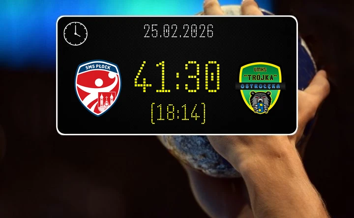 [PIŁKA RĘCZNA] SMS ZPRP I Płock – UMKS Trójka Ostrołęka 41:30 – I Liga Mężczyzn (Grupa C), kolejka 17
