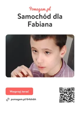 Grafika promocyjna wydarzenia Biegniemy dla Fabiana!