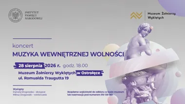 Grafika promocyjna wydarzenia Koncert „Muzyka wewnętrznej wolności”