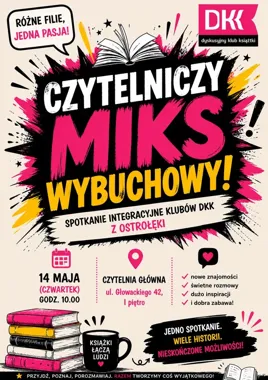 Biblioteczny miks dla klubowiczek - Ostrołęka szykuje literacką zabawę