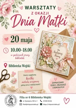 Kartka od Serca w Bibliotece Wojtki - prezent, który robi się sam