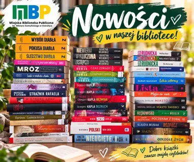 W Ostrołęce książki nie czekają długo - biblioteka ma nowości