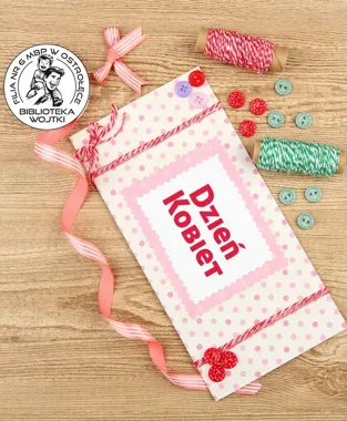 Dzień Kobiet w Biblioteka Wojtki - zrób własną kartkę na warsztatach