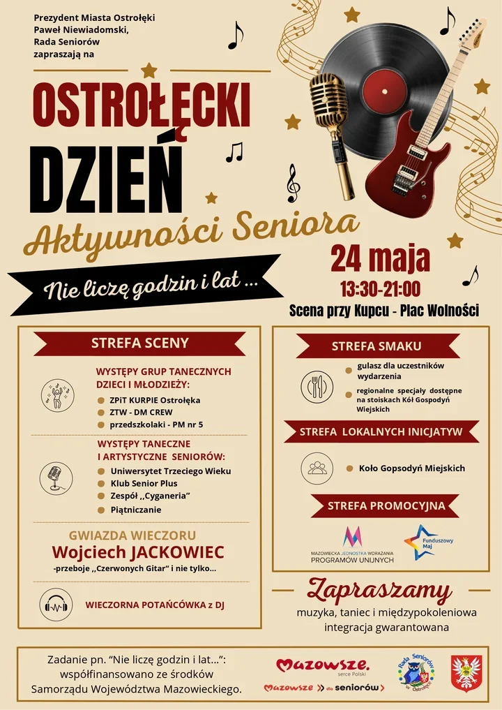 W Ostrołęce szykuje się dzień seniorów. Będzie muzyka i wspólna zabawa