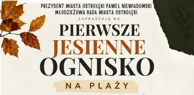 Pierwsze jesienne ognisko nad Narwią. Będzie muzyka i ciepły poczęstunek