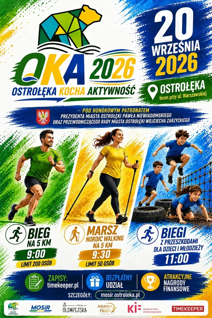 Bieg, kijki i przeszkody. OKA 2026 połączy sportową rywalizację z zabawą