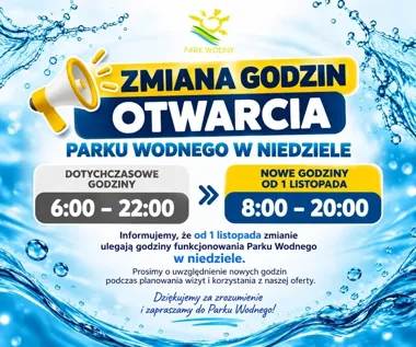 Park Wodny w Ostrołęce skraca niedzielne godziny otwarcia