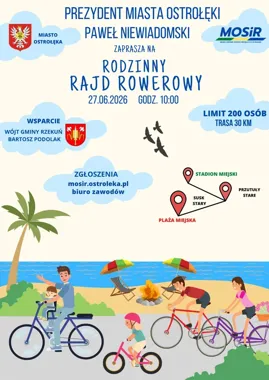 Rodzinny rajd rowerowy wraca na trasę. Finał na plaży miejskiej