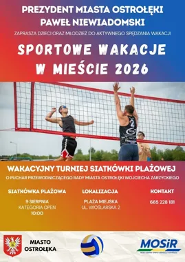 Dwanaście par powalczy o siatkarski puchar na miejskiej plaży