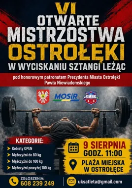 Sztanga, rywalizacja i niedziela nad Narwią. Mistrzostwa wracają na plażę