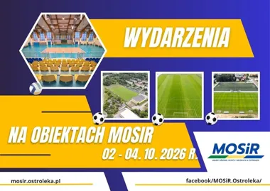 Piłka nożna i taniec na obiektach MOSiR. Sprawdź program weekendu