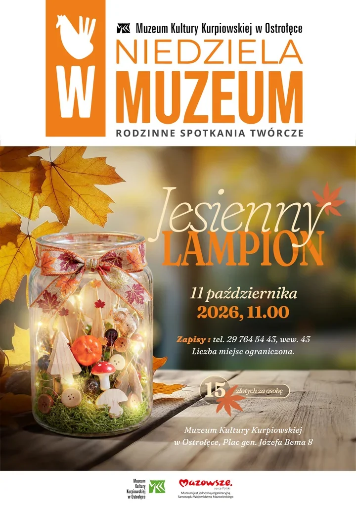 Jesień zamknięta w świetle - rodzinne warsztaty w Ostrołęce