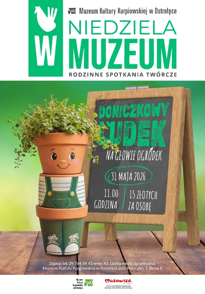 Doniczkowy ludek w muzeum - rodzinne warsztaty, które naprawdę rosną