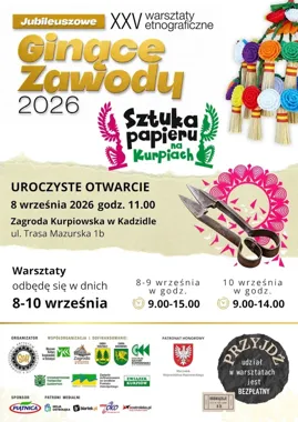 Papier, Kurpie i rzemiosło z bliska - jubileusz w Kadzidle