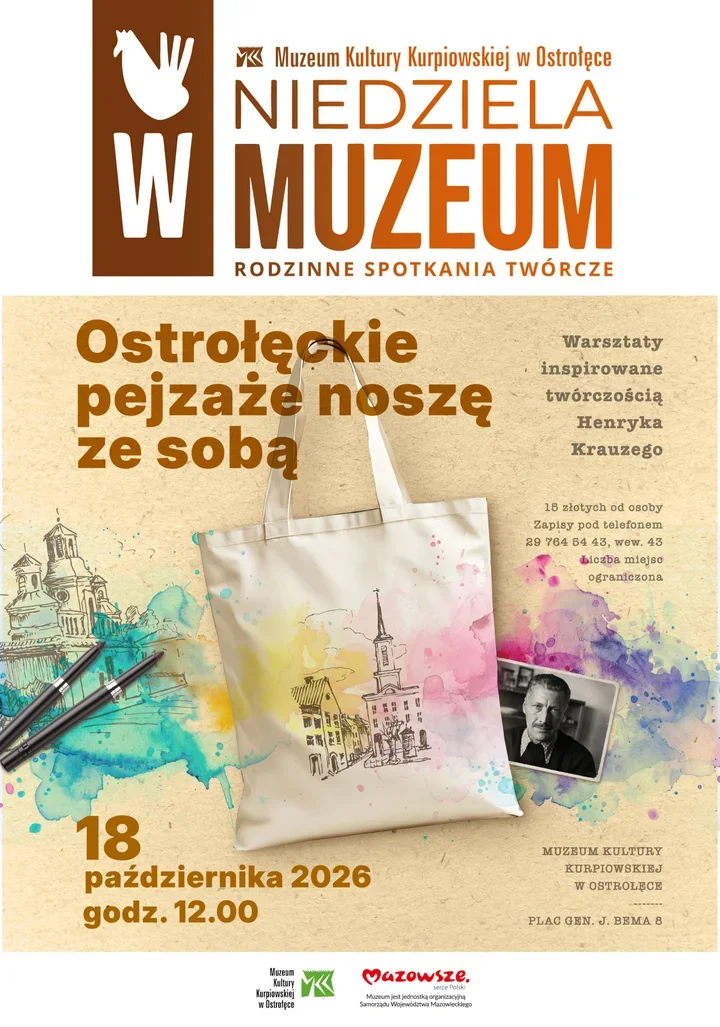 Ostrołękę można zabrać ze sobą. Rodzinne warsztaty w muzeum