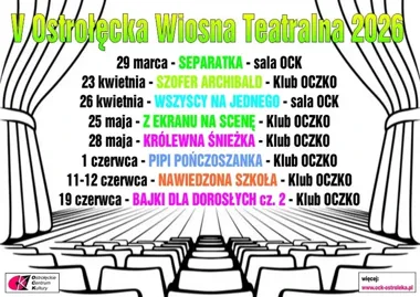 Ostrołęka znów gra teatrem - wiosna sceny rusza pełnym repertuarem