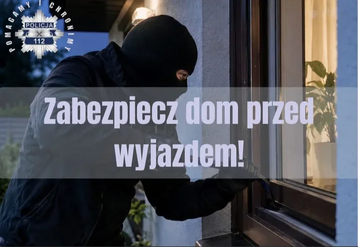Ostrołęcka policja ostrzega przed wyjazdem: alarm także przy krótkim wyjściu