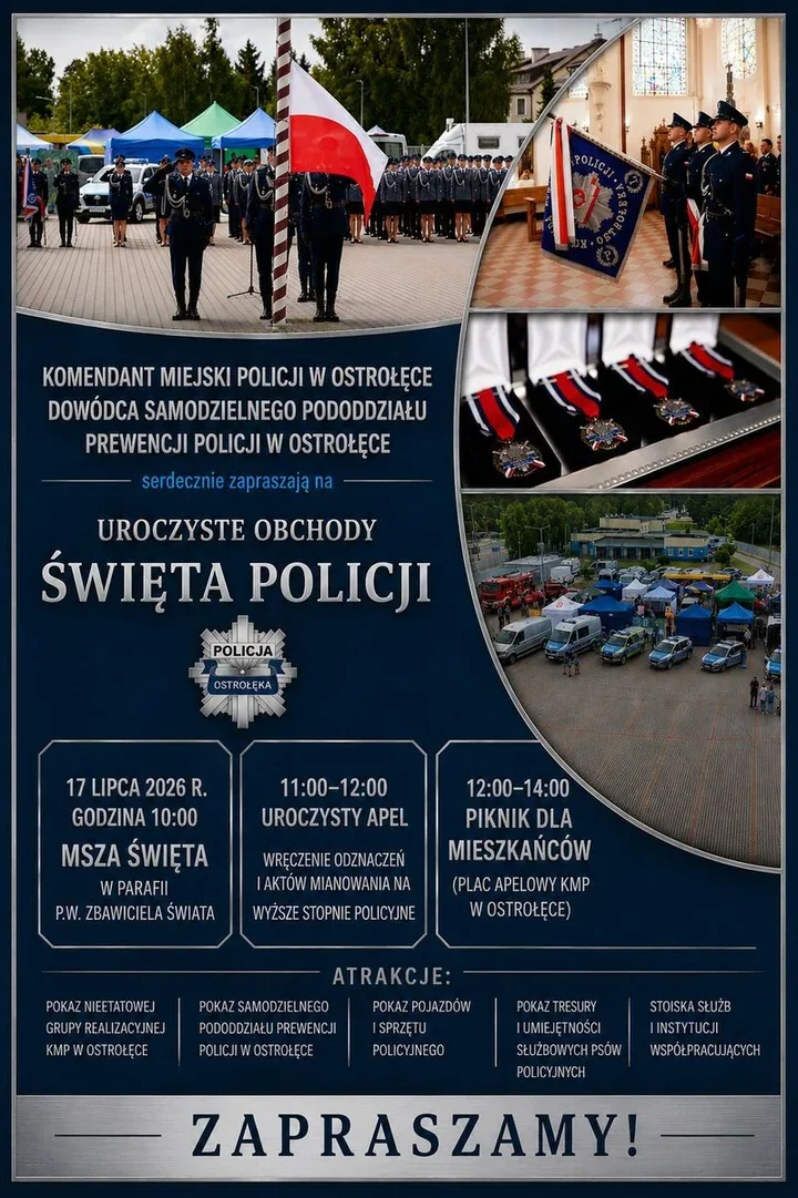 W Ostrołęce pokażą zatrzymanie niebezpiecznych osób i policyjny sprzęt