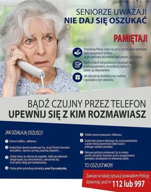 Seniorzy tracą oszczędności życia. Policja wskazuje prosty sposób ochrony