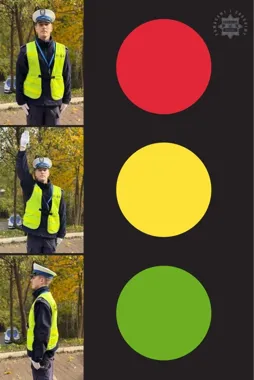 Policjant na skrzyżowaniu zamiast świateł. Ostrołęcka policja przypomina zasady