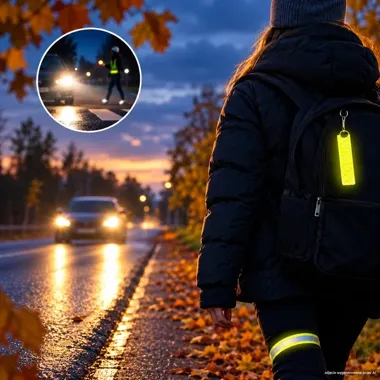 Przed Wszystkimi Świętymi policja przypomina: odblaski mogą uratować życie
