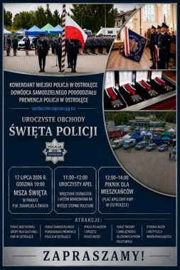 W Ostrołęce pokażą zatrzymanie niebezpiecznych osób i policyjny sprzęt