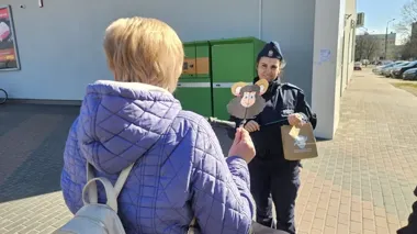 Zajączki i czarne baranki na ulicach Ostrołęki - policja ruszyła przed świętami