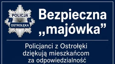 Majówka w Ostrołęce bez tragedii - policja zatrzymała siedmiu po alkoholu