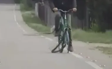 Ostrołęka - felga zamiast opony, 61-latek jechał rowerem pod prąd i po alkoholu
