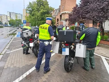 Ostrołęcka drogówka sprawdziła motocyklistów - jeden bez uprawnień