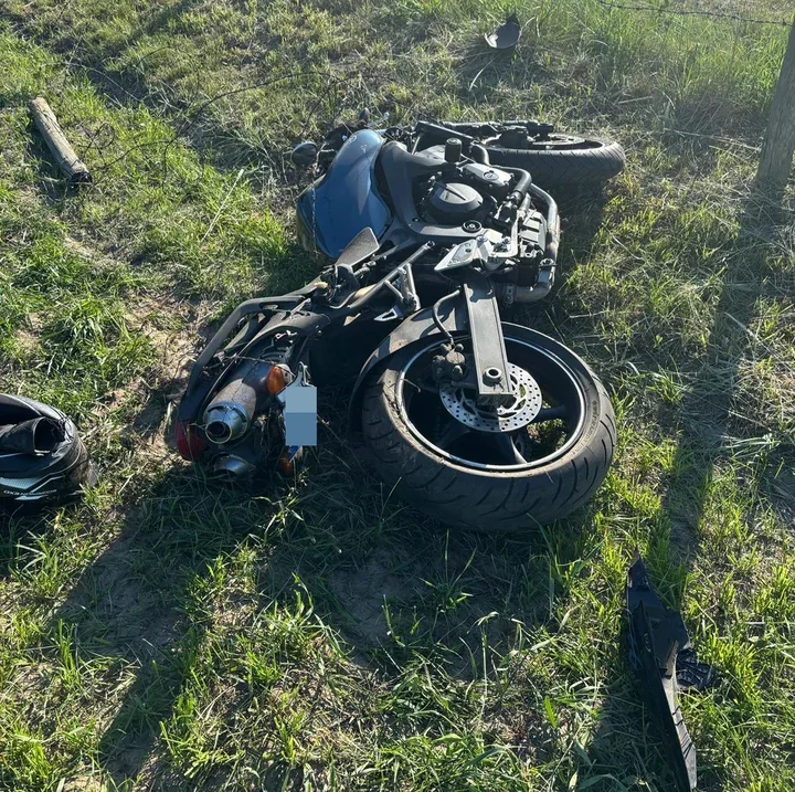 Motocyklista wypadł z drogi pod Ostrołęką - policja szykuje kontrole
