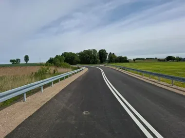 Nowy dojazd do mostu w Czerniach już gotowy. Zmienił się cały odcinek