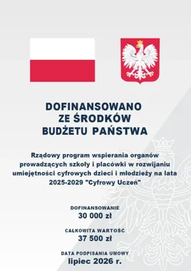 37,5 tys. zł na cyfrowe wyposażenie Technikum w Baranowie